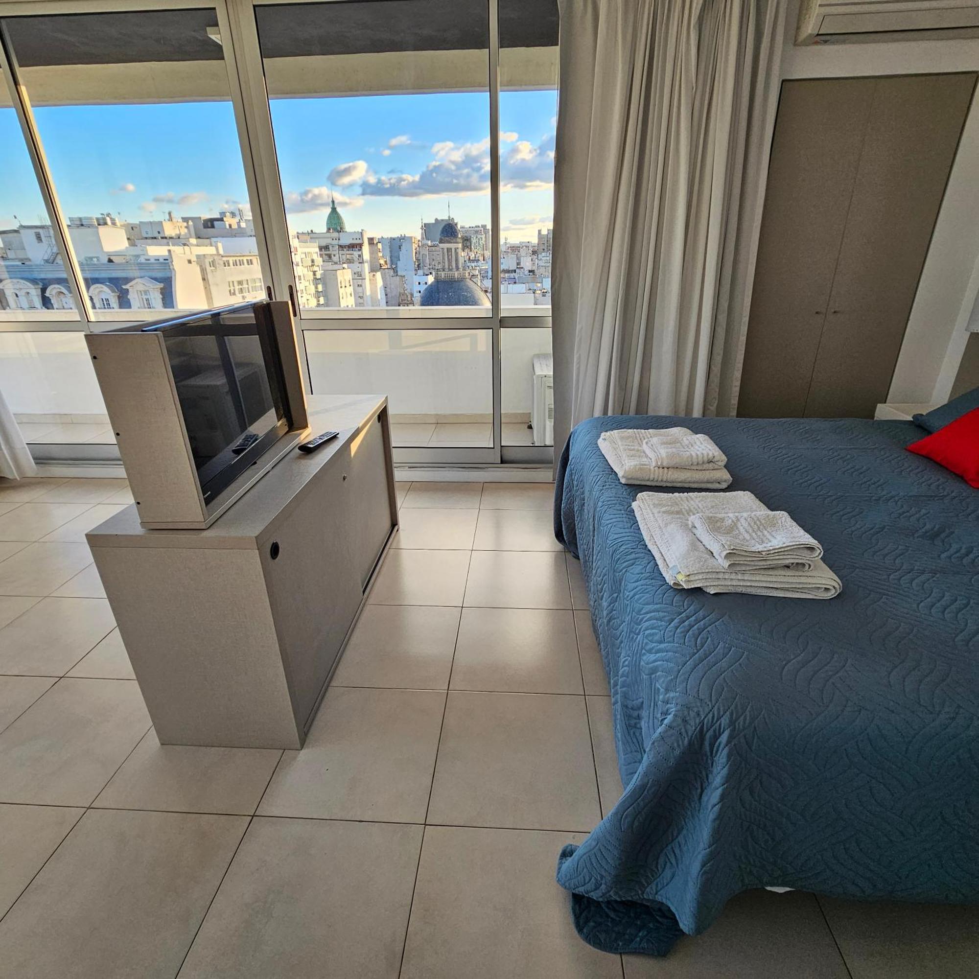 Centrico, Ideal Parejas, Vista Panoramica, Con Piscina 布宜诺斯艾利斯 客房 照片